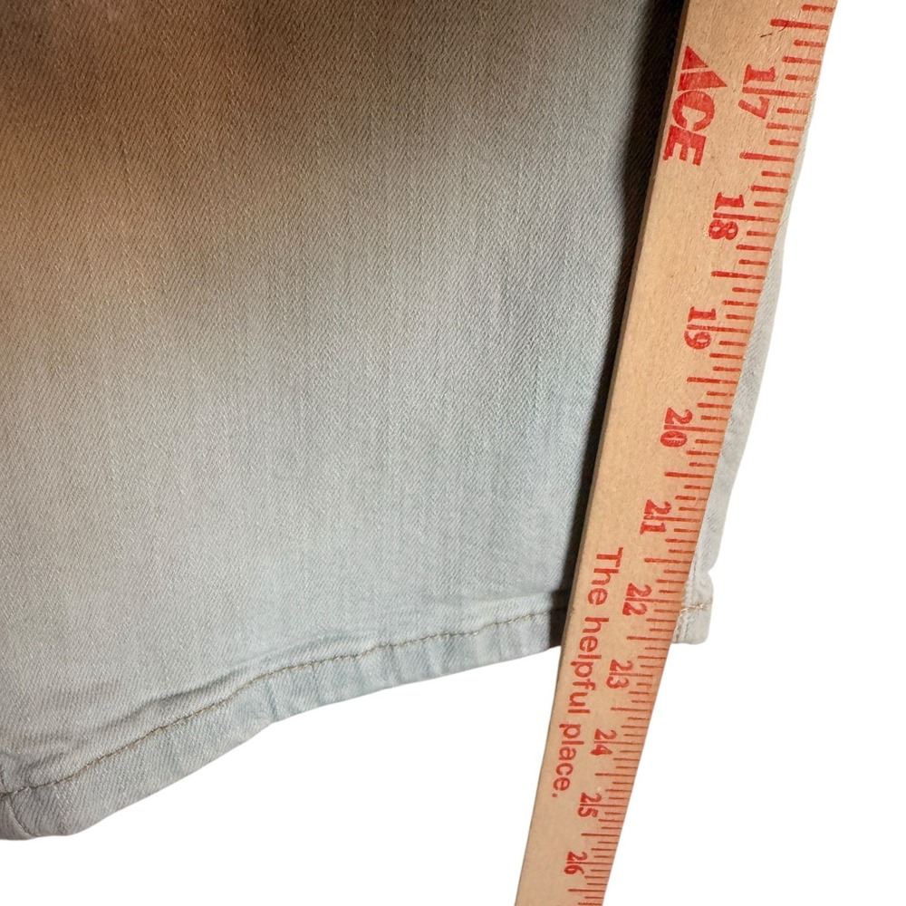 J. Jill Authentic Fit Cropped Jeans Light Blue Wash Denim Size 12 Womens - Picture 7 of 10